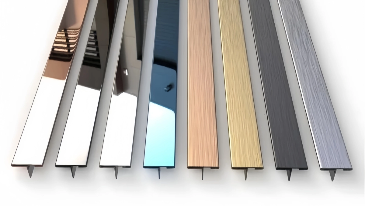 Brushed vs. polished aluminum side-by-side comparison