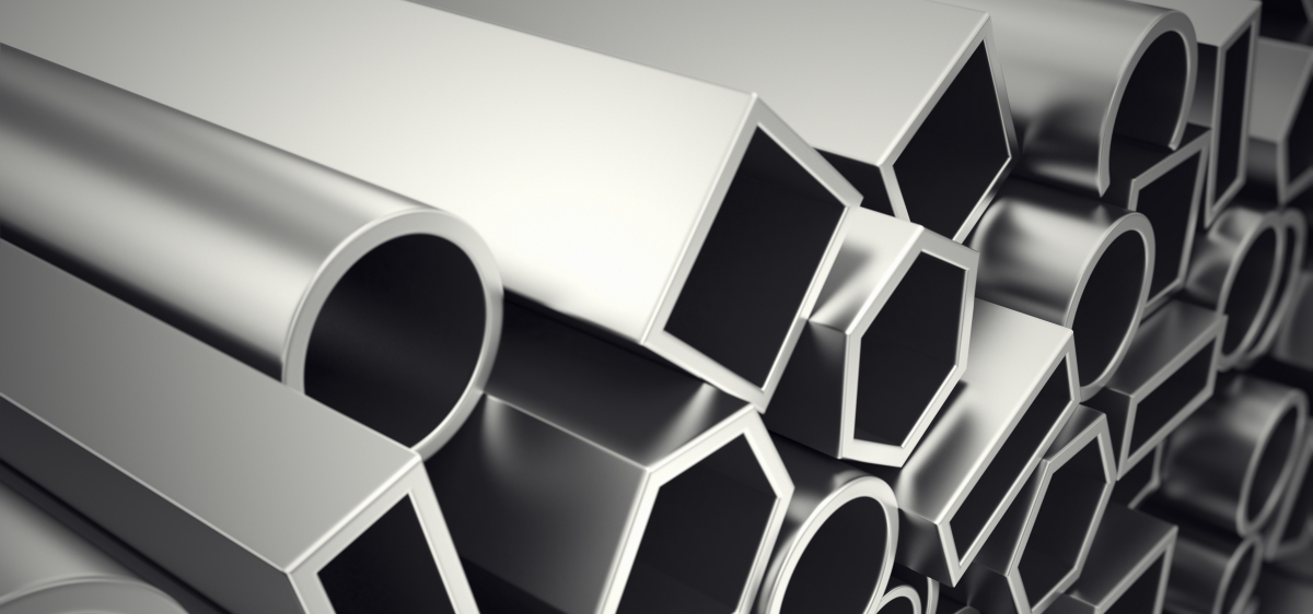 Different aluminum profiles shapes and sizes