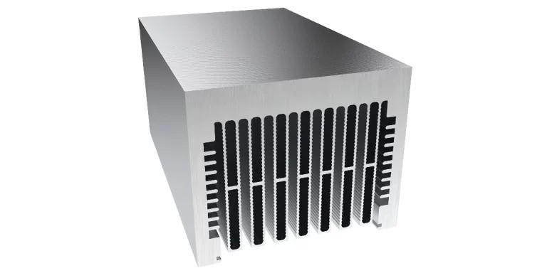 Different fin designs of Extruded Aluminum Heat Sink Material