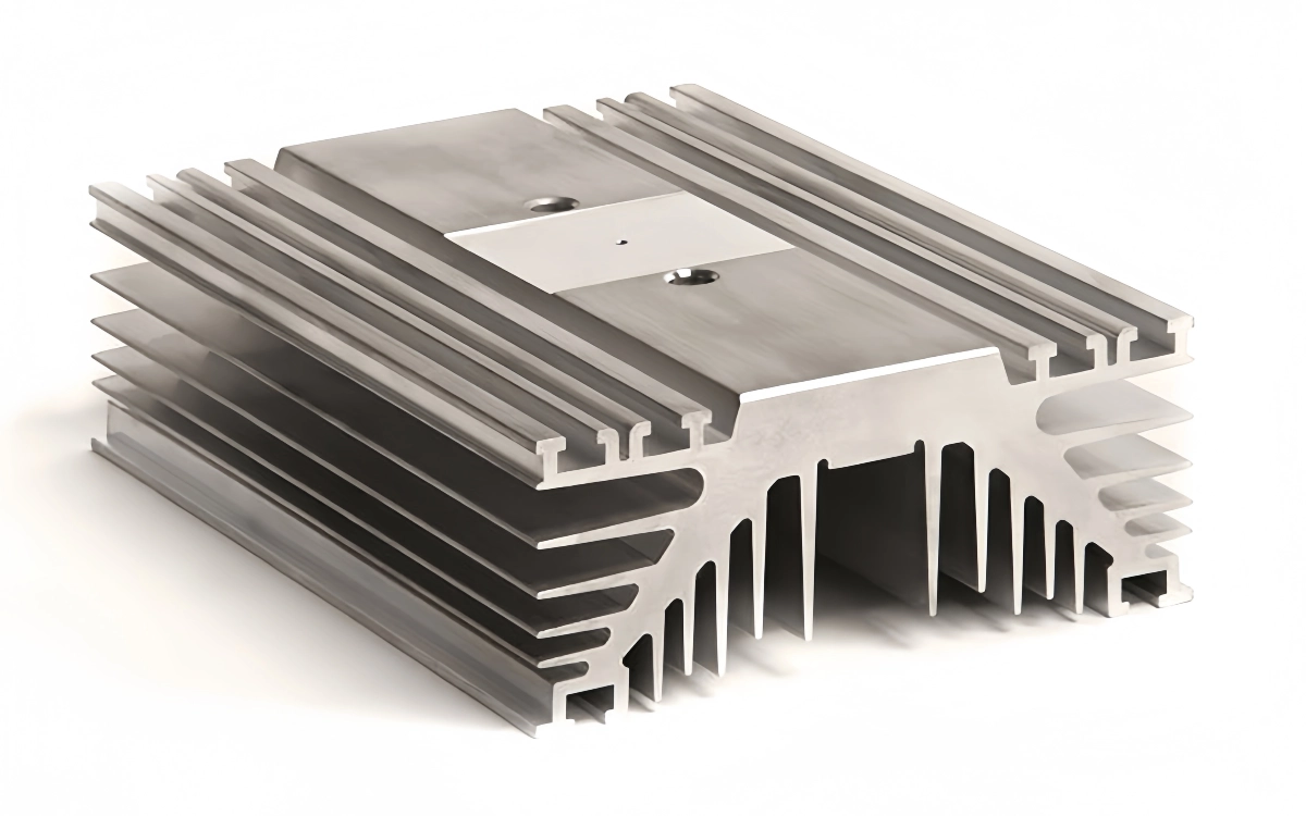 extruded aluminum heat sink fins better than machined ones