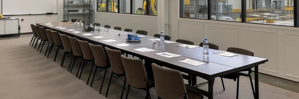 meeting room in an aluminum factory