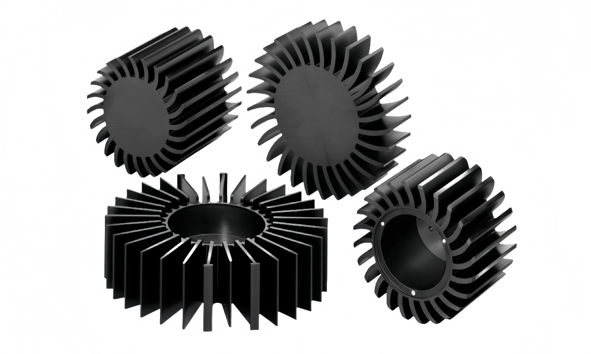 Example shapes of Heatsink Extrusion Profiles
