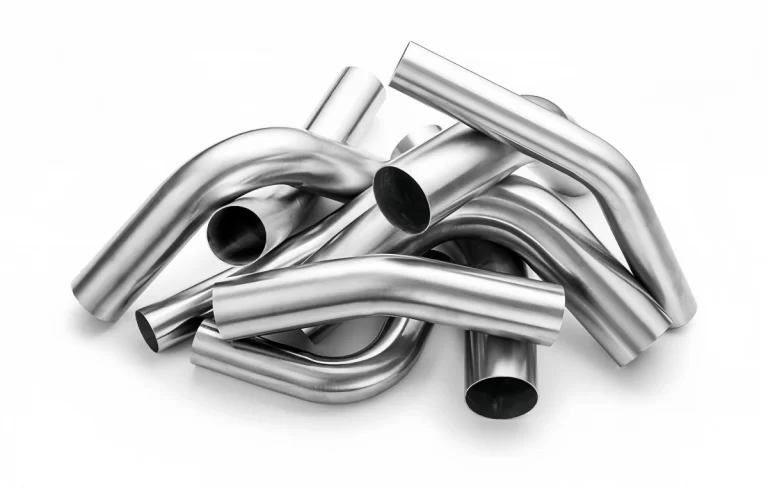 Examples of custom curved aluminum tubing shapes