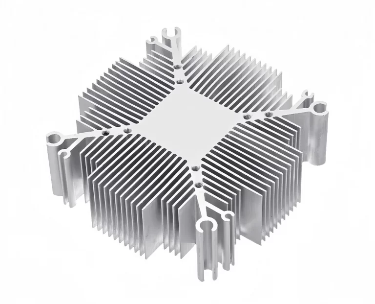 Finished custom Extruded Heat Sink Profiles examples