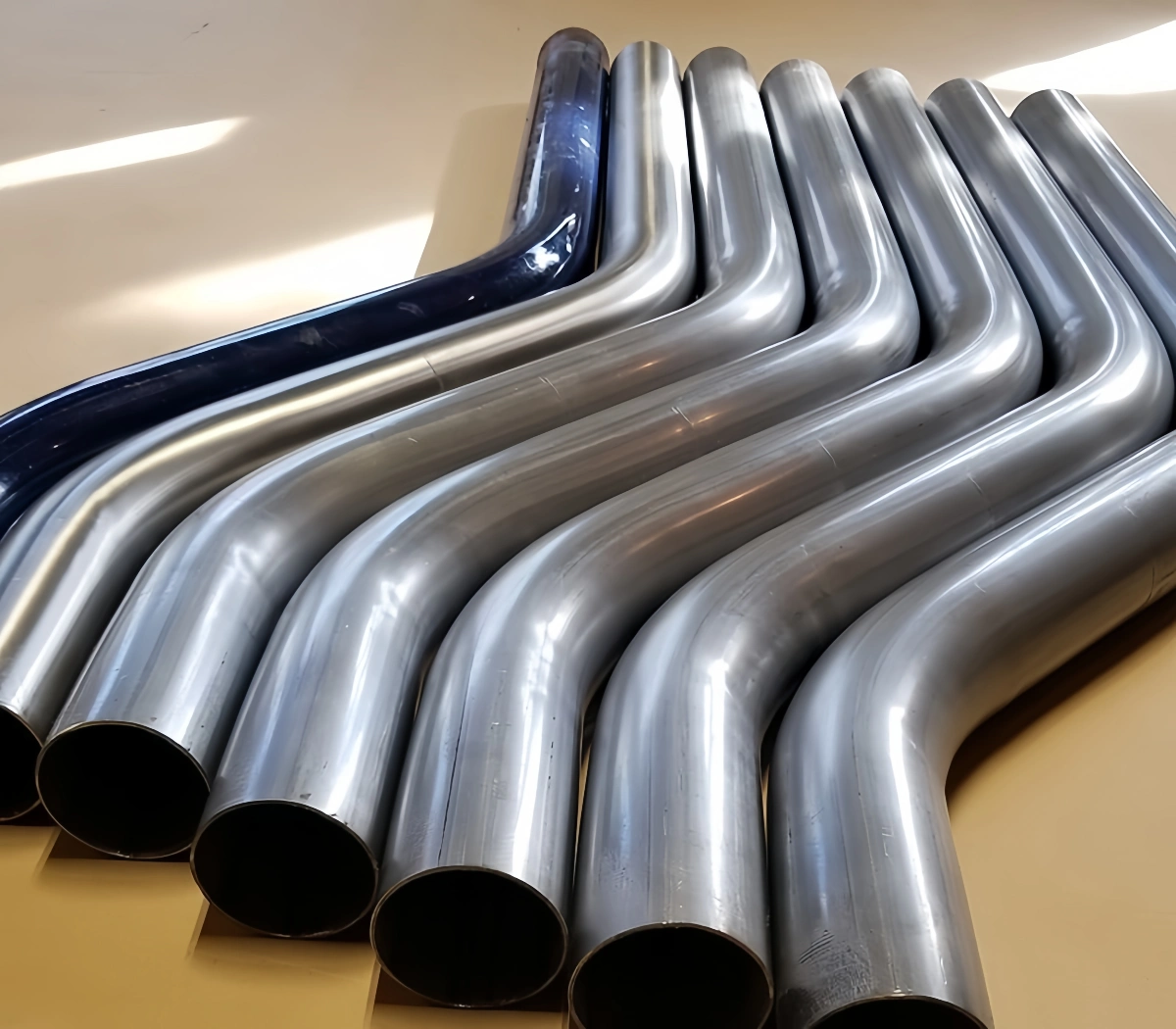 Industries using curved aluminum tubing chart