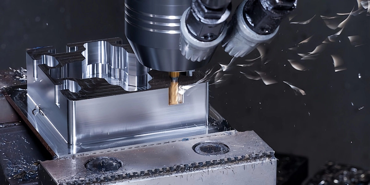 Lightweight aluminum cnc machining parts display