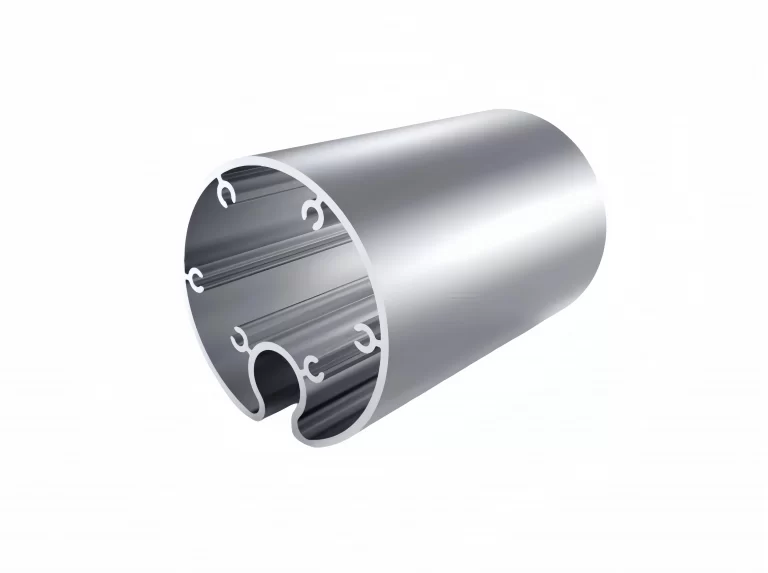 Measuring round aluminum extrusion profiles