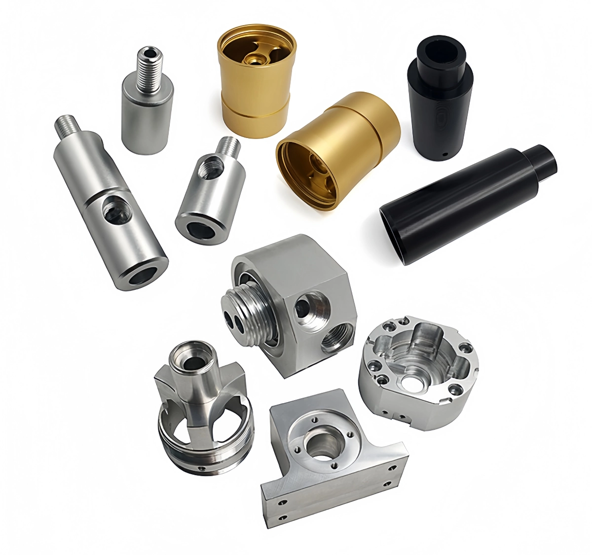 Quality control inspection aluminum turned parts