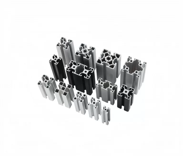 Various shapes of custom aluminum profiles