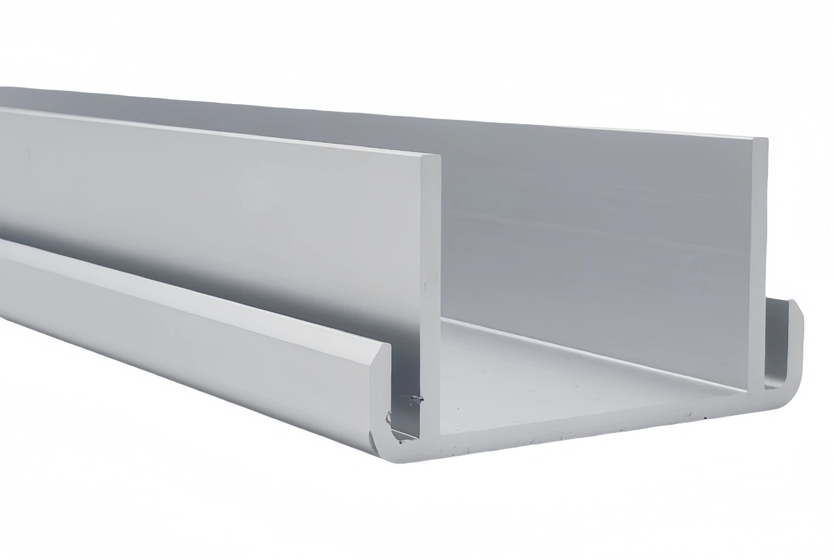Alloys for channel aluminum extrusion profiles