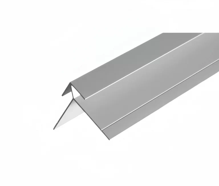 Extrusion custom aluminum corner profile detail