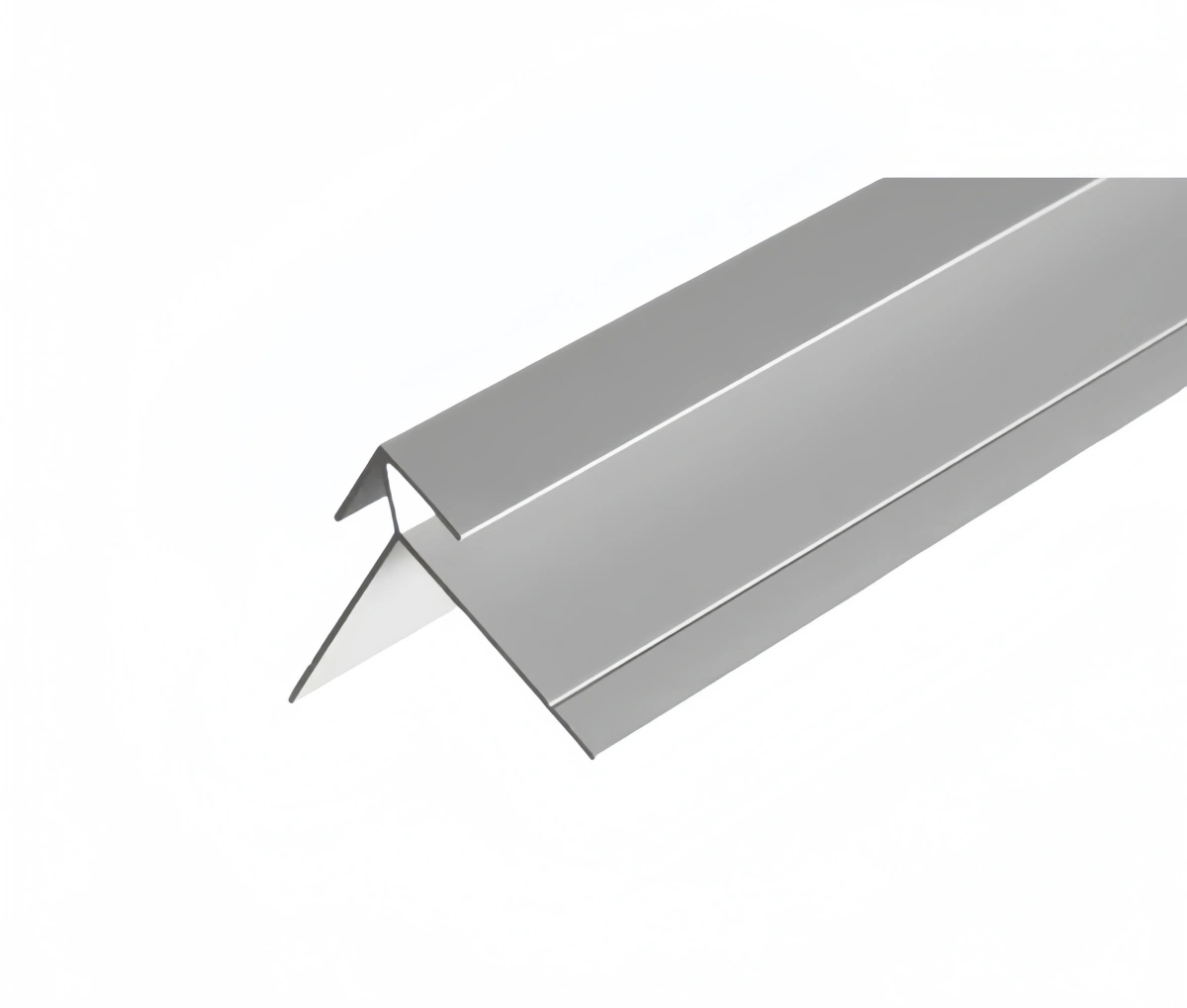 Extrusion custom aluminum corner profile detail