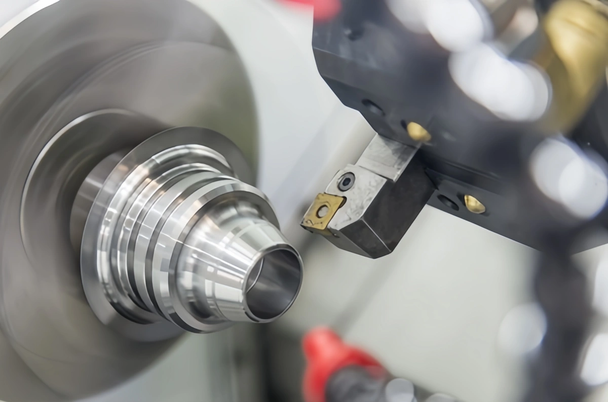 Precision custom machined aluminum parts detail