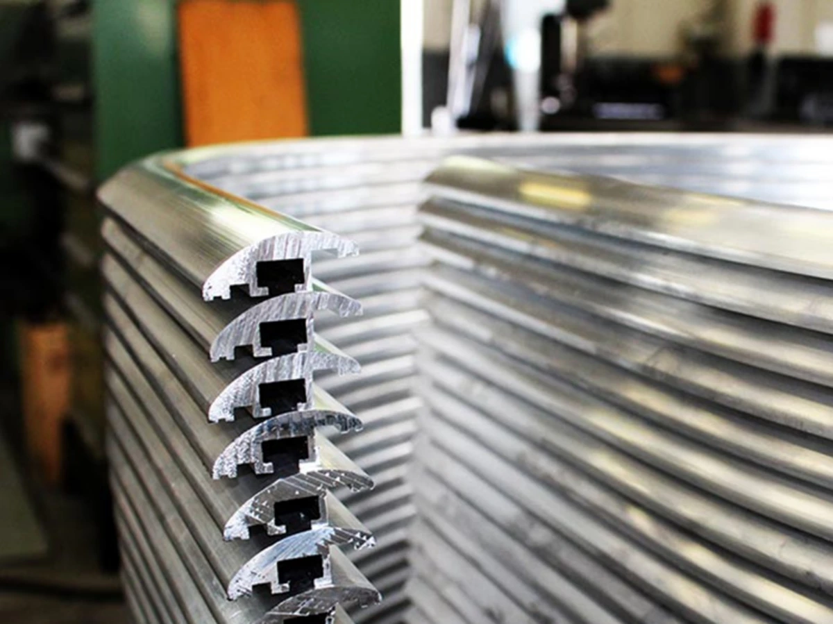 A clean corner from 5052 aluminum bending A clean corner from 5052 aluminum bending