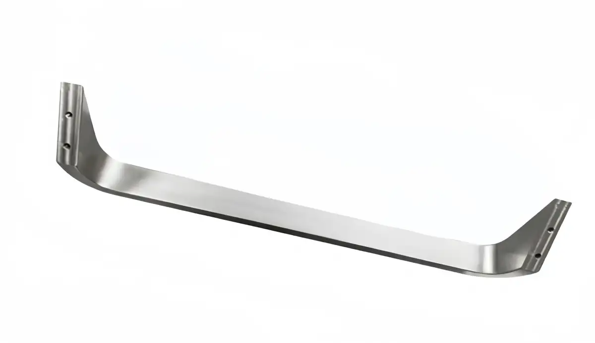 A perfect result of bending aluminum sheet metal