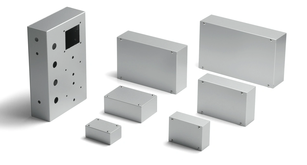 A waterproof IP67 aluminum project enclosure