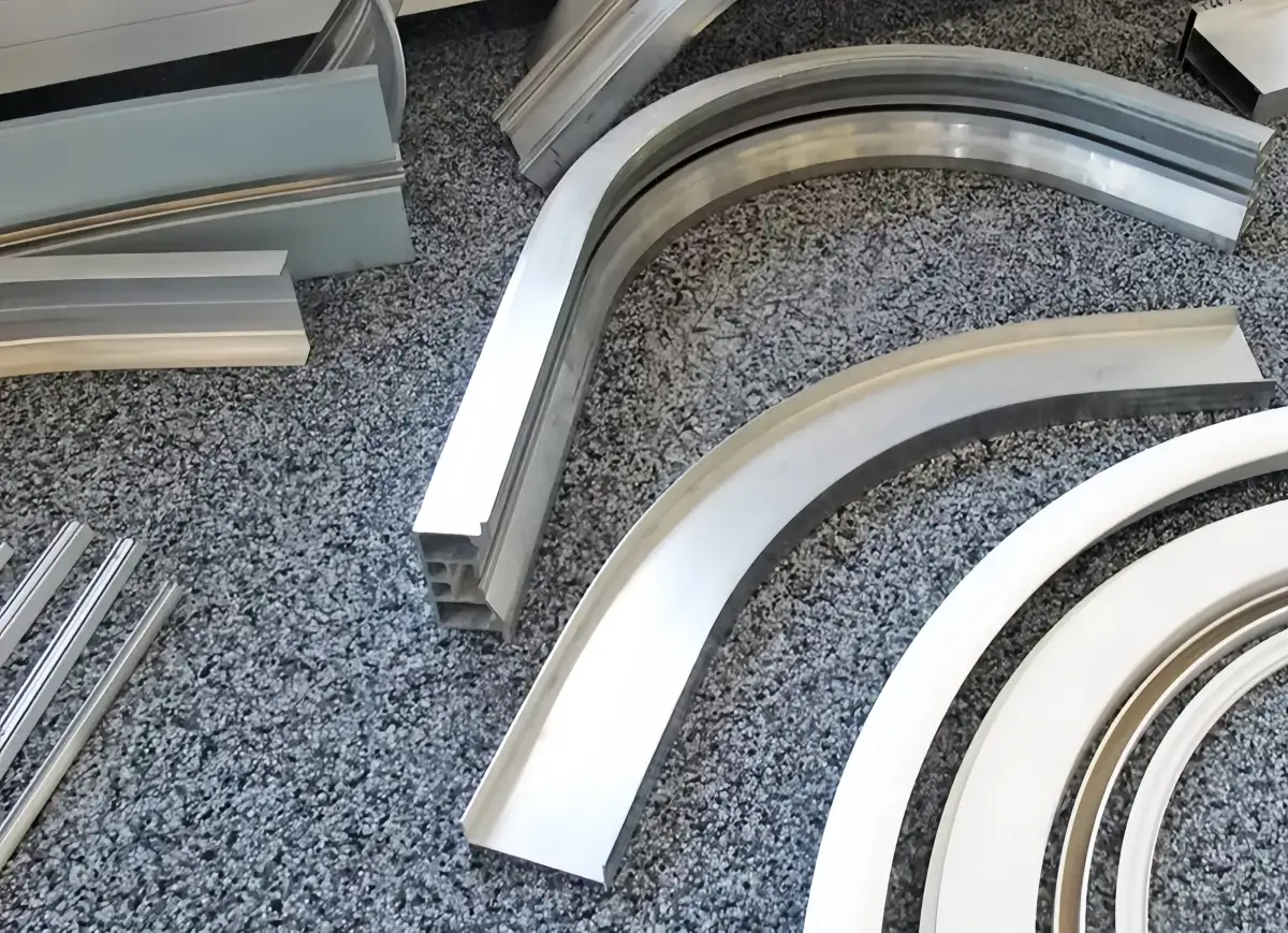 Air bending technique for bending aluminum sheet metal