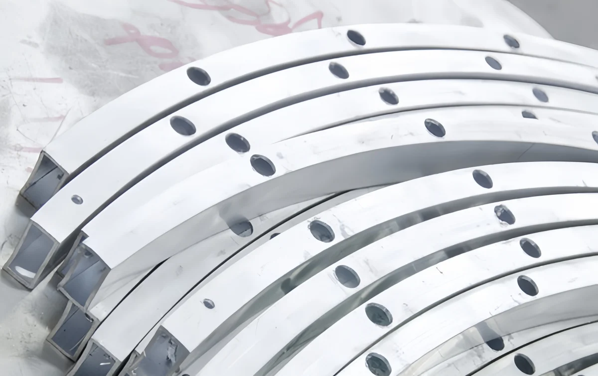 Custom part from cold bending aluminum