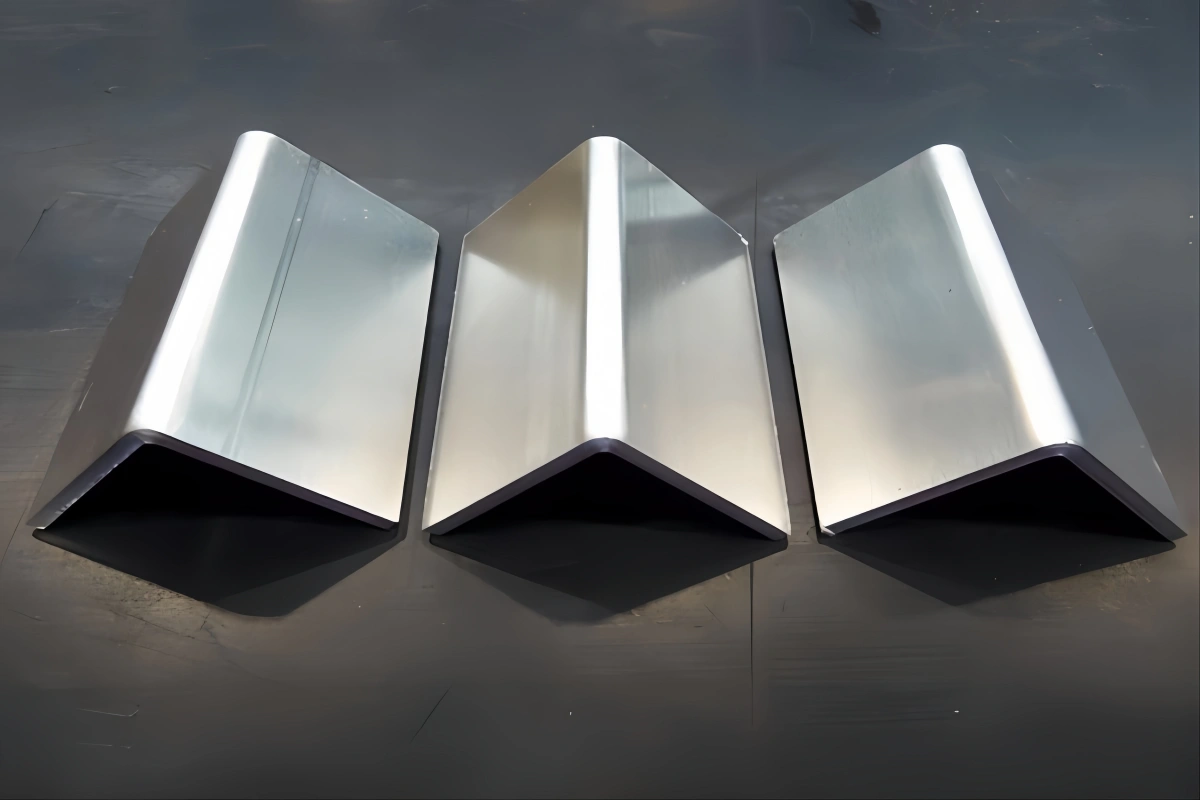 Manual Bending Aluminum Flashing with a wood block