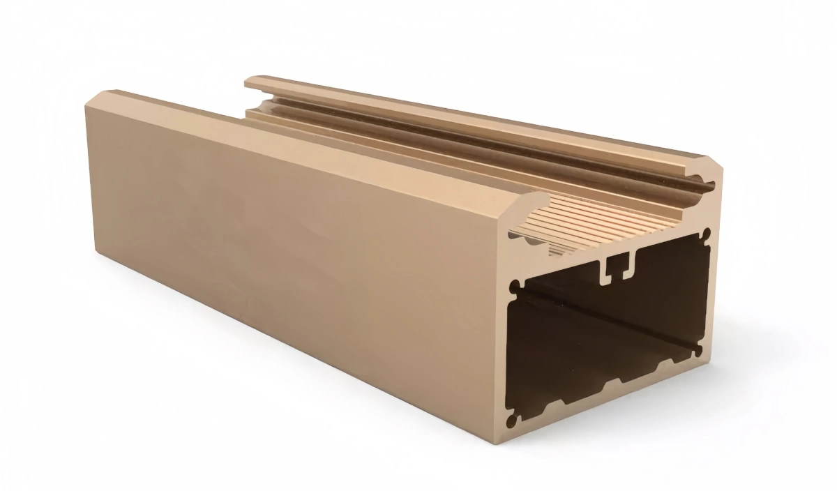 A complex profile for aluminum extrusion products
