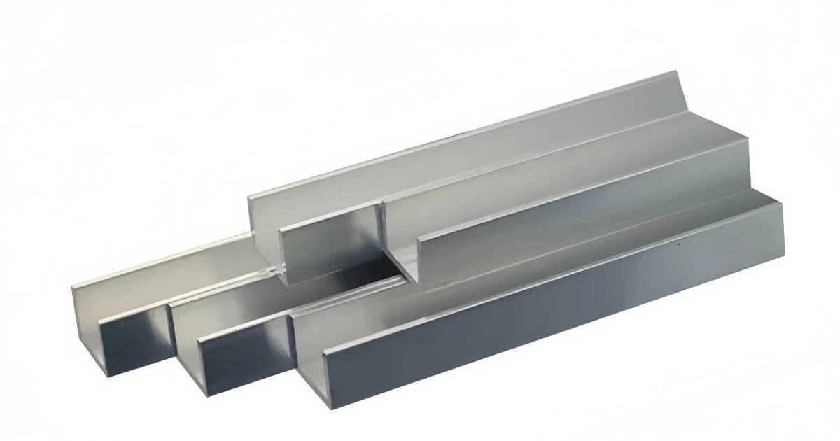 A load test on aluminum u channel extrusions