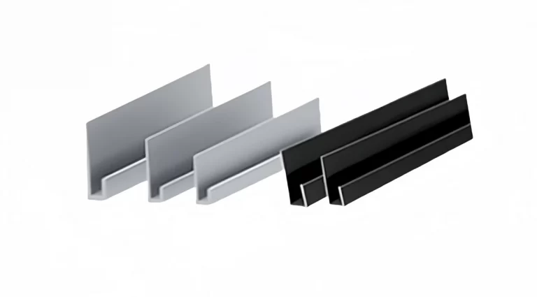 Anodized finish on j channel aluminum extrusions