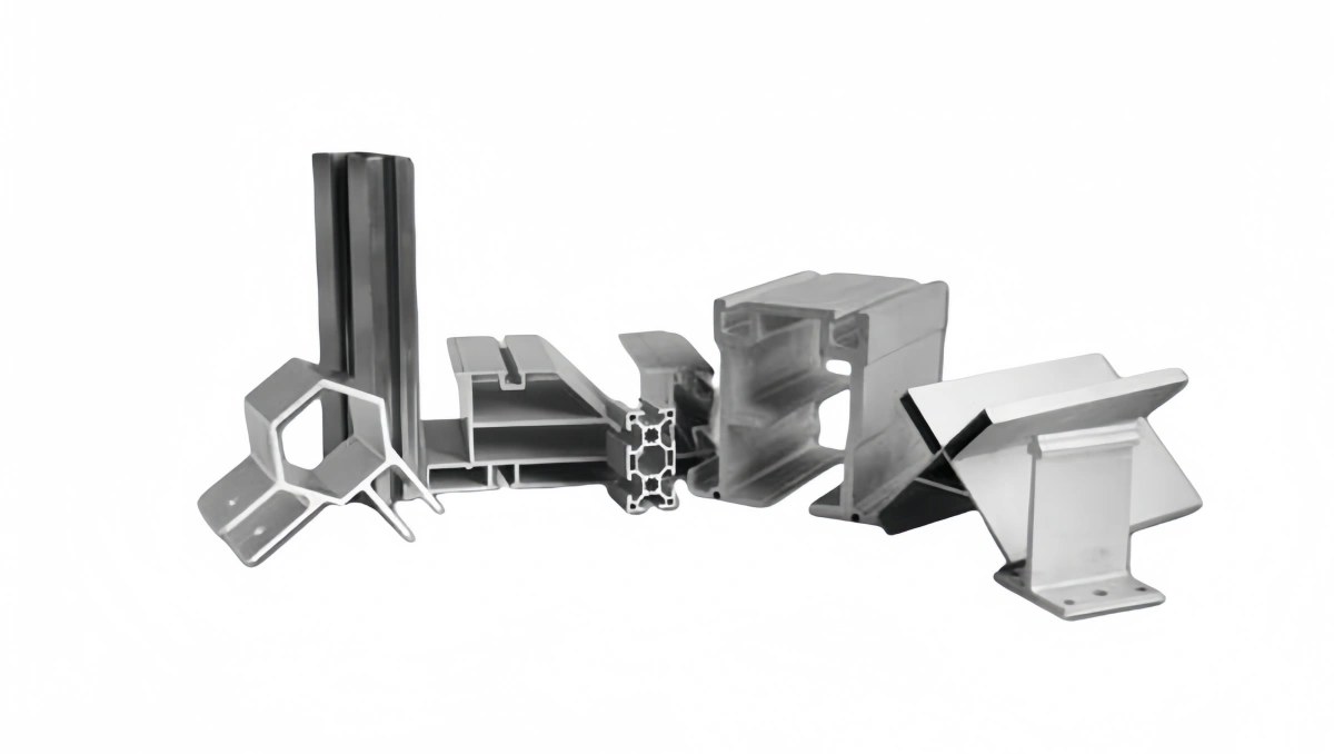 Diagram of the custom aluminum extrusions process