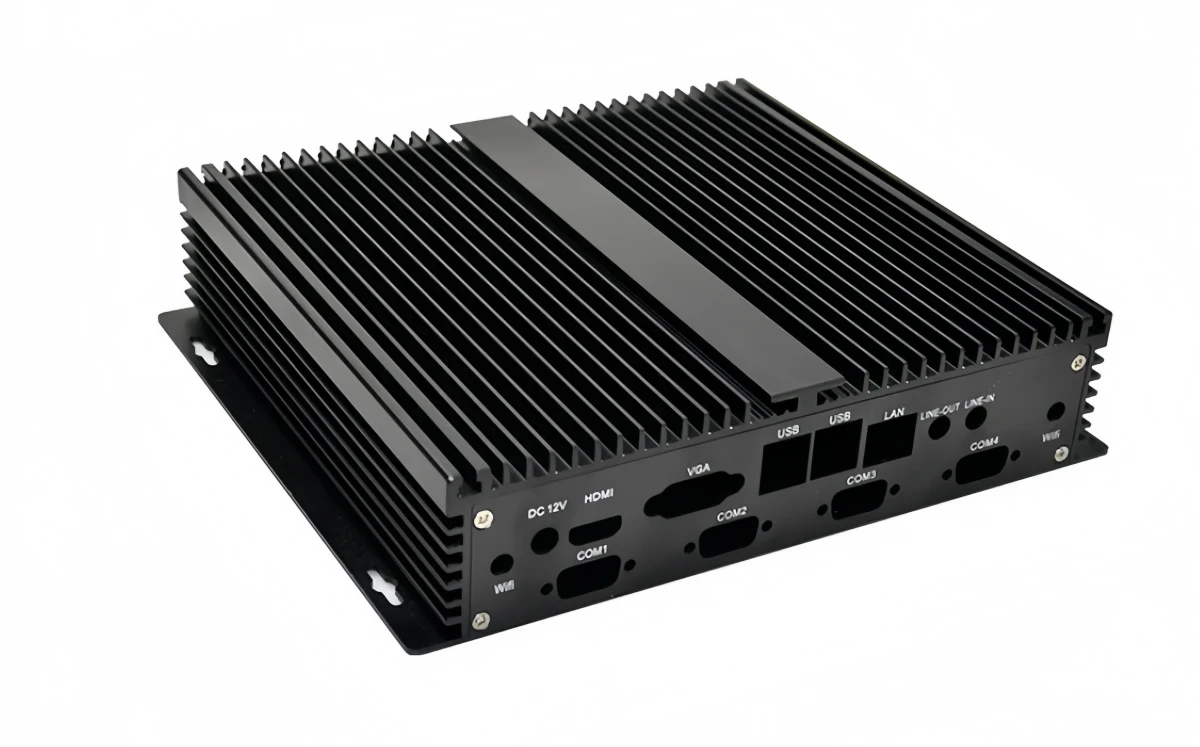 Durable finish on a black aluminum extrusion