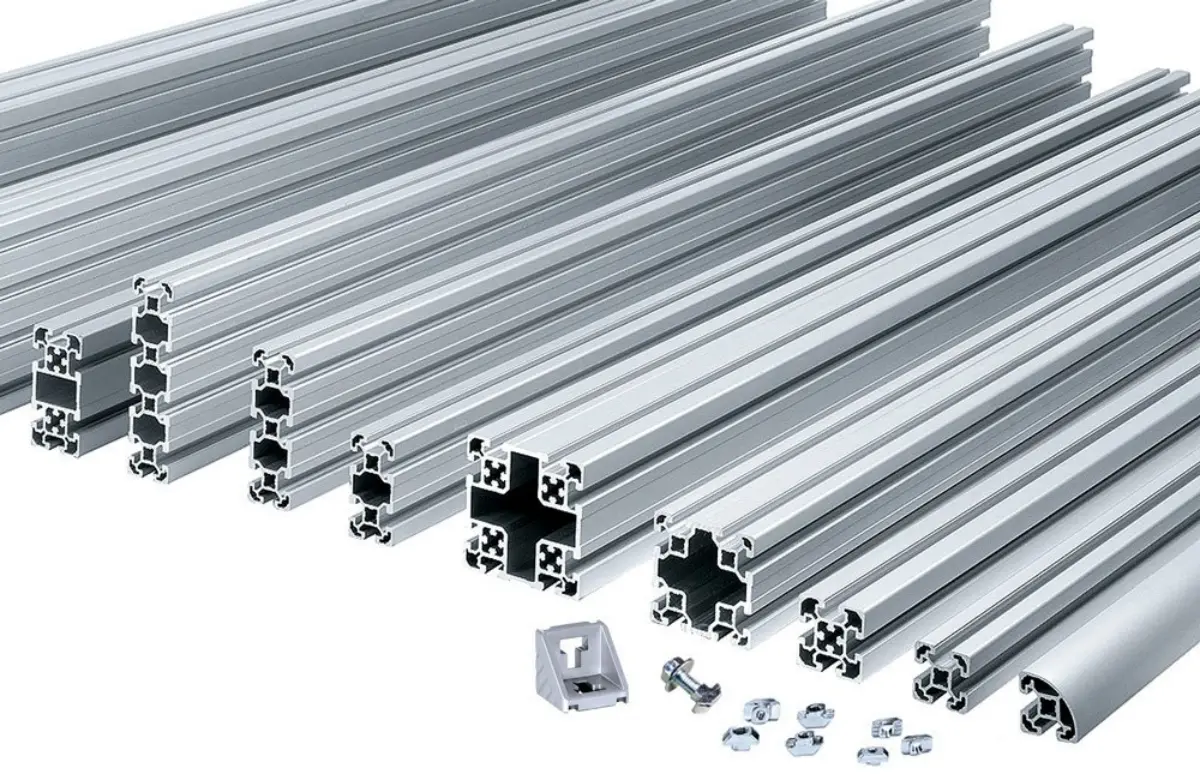 Industrial t slotted aluminum extrusion build