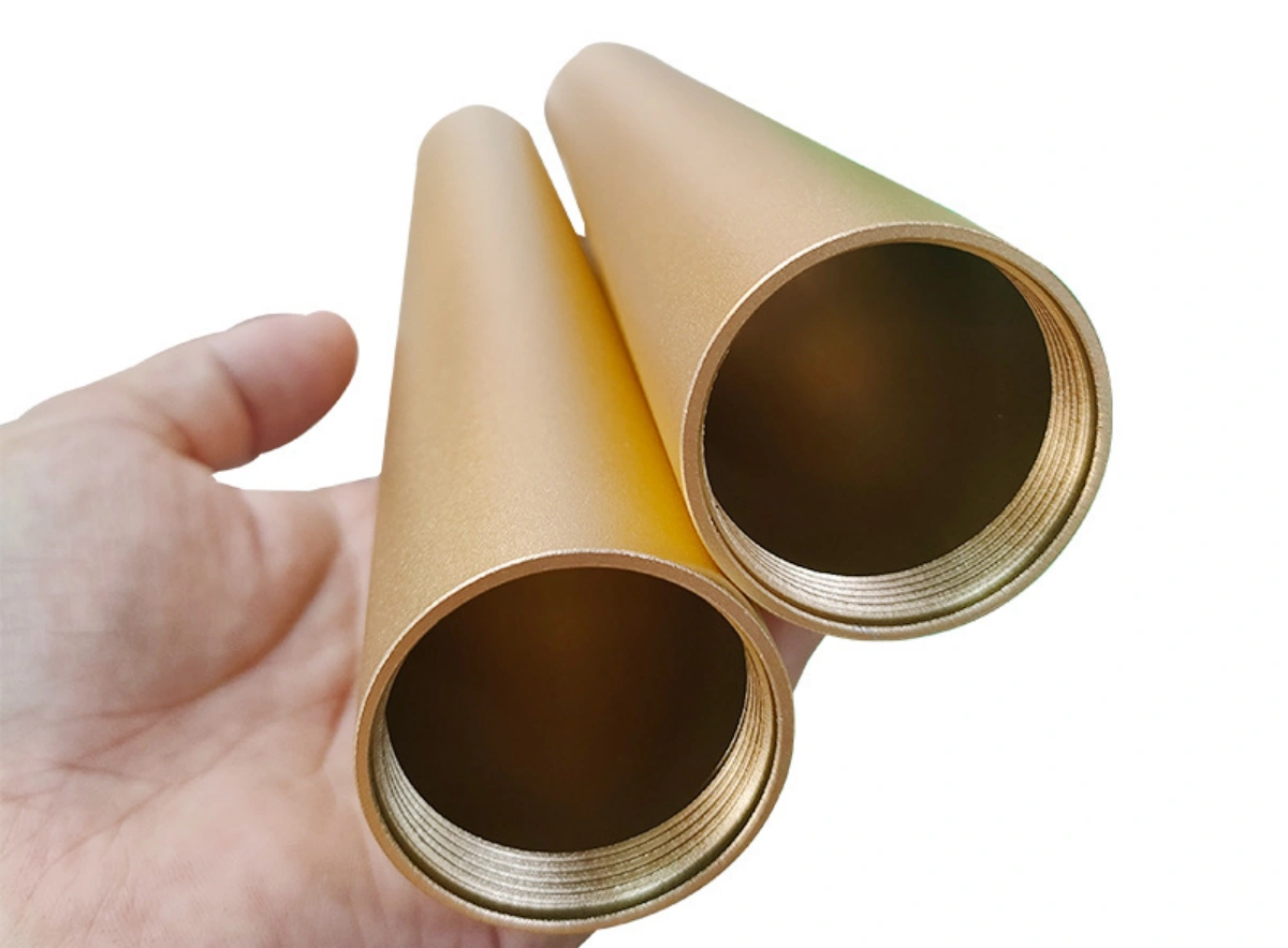 Lightweight round aluminum extrusion showing its benefits