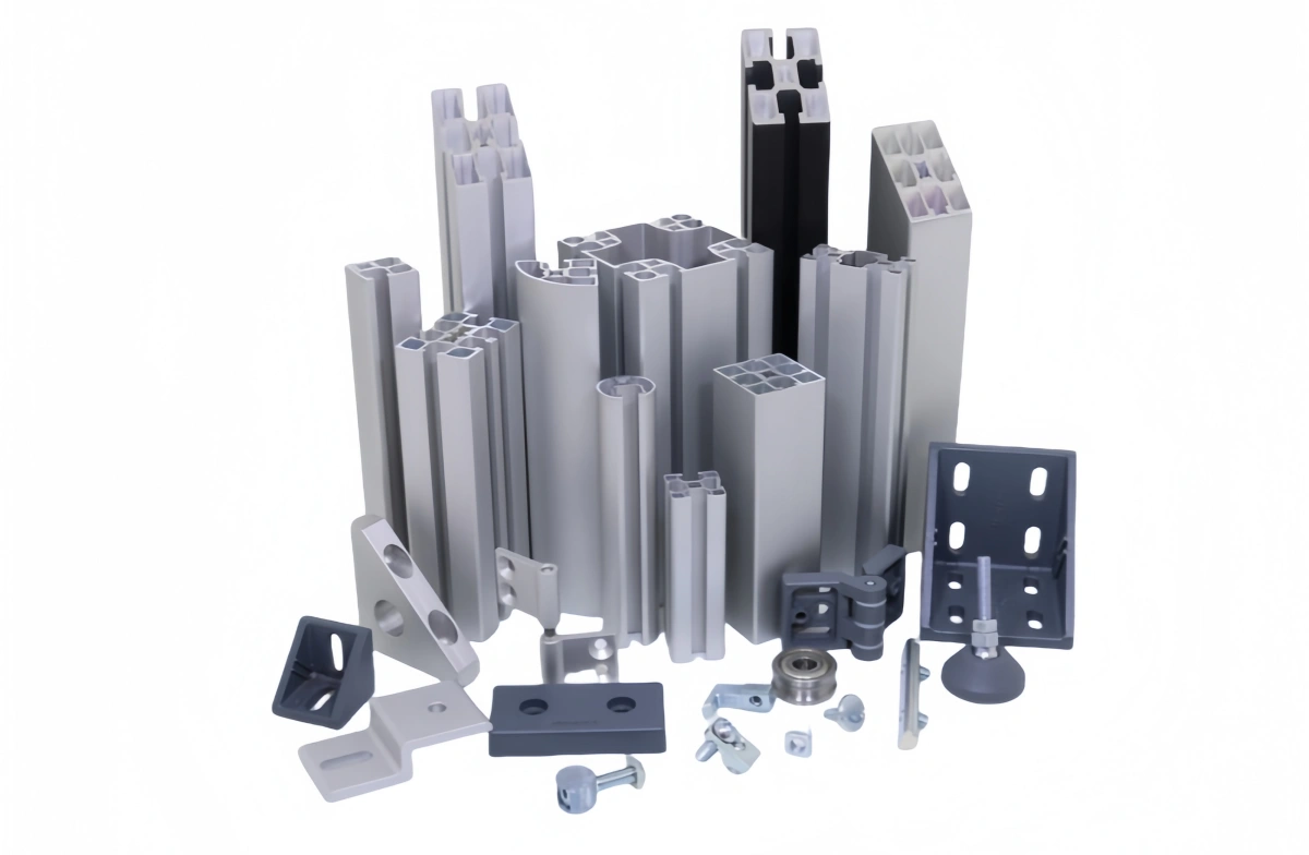 Press for making custom aluminum extrusions