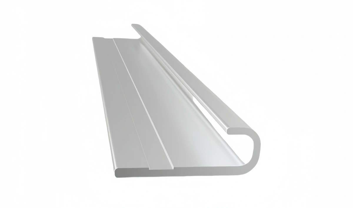 The J profile of j channel aluminum extrusions