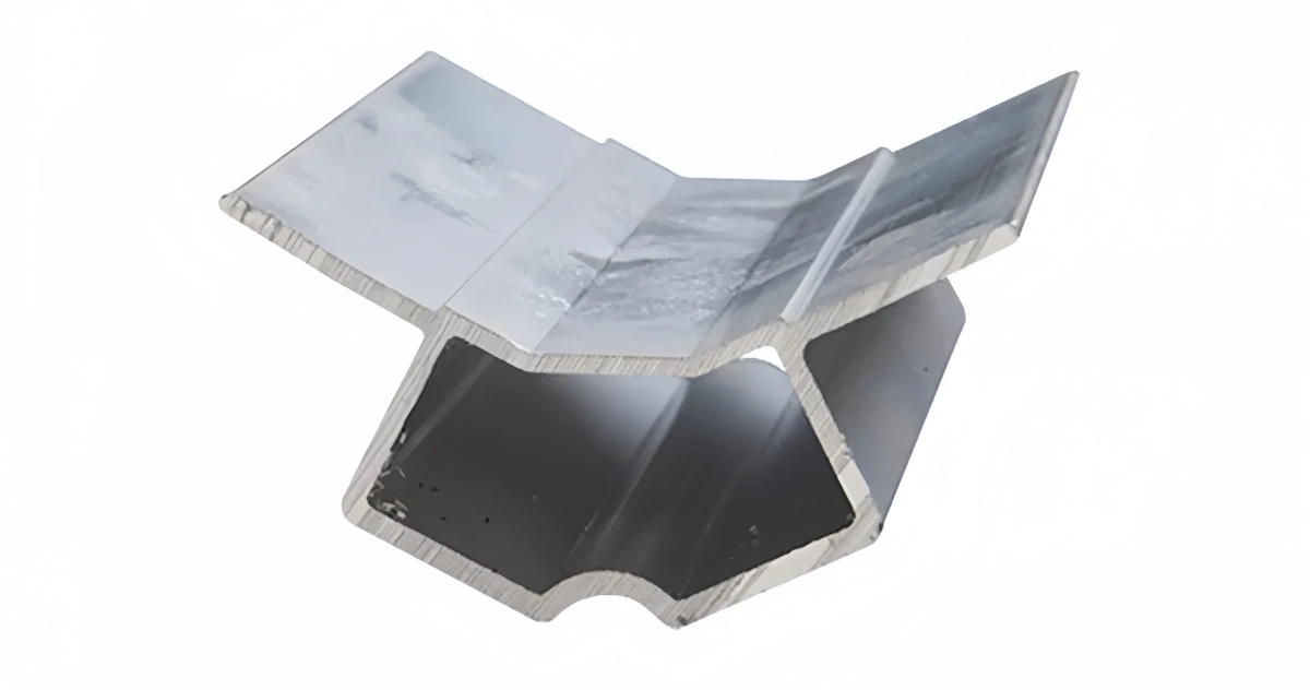 Various profiles of a hydro aluminum extrusion