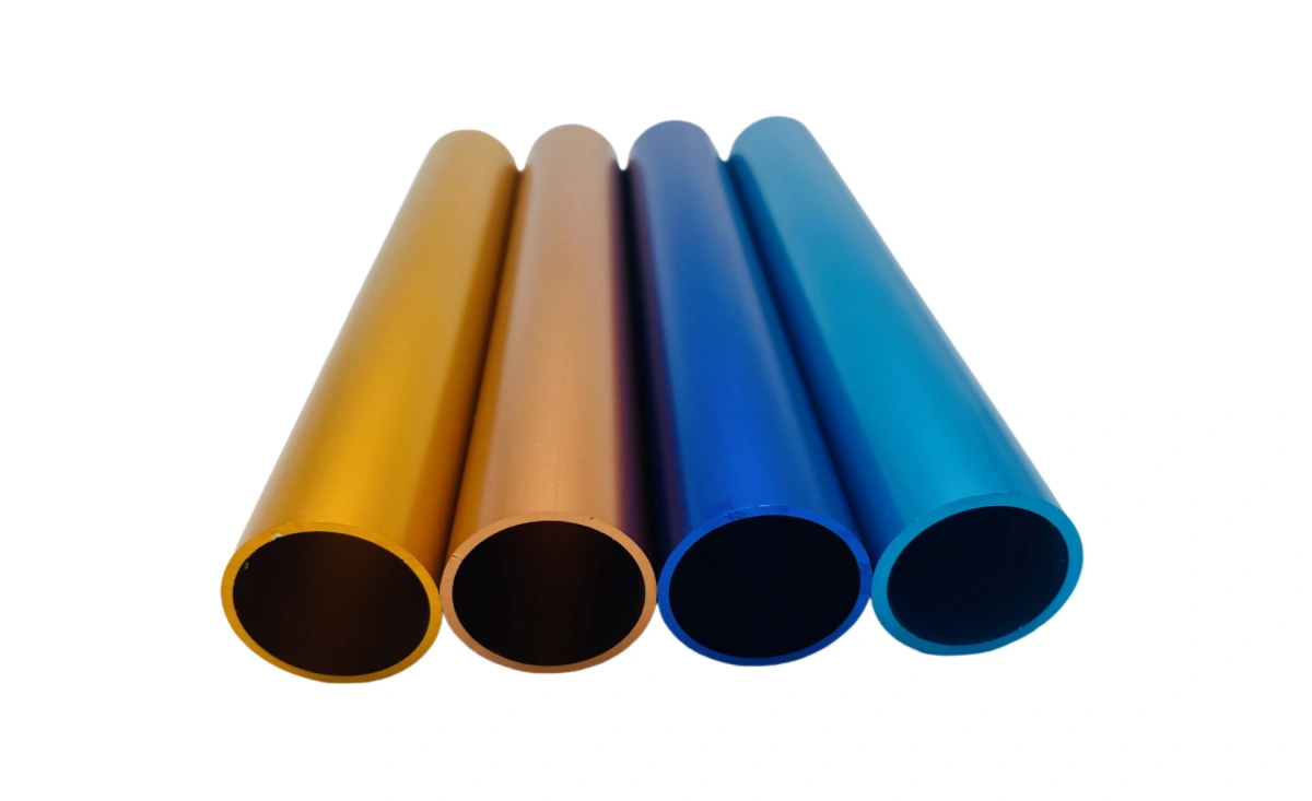 Polished gold aluminum panel reflecting light beautifully