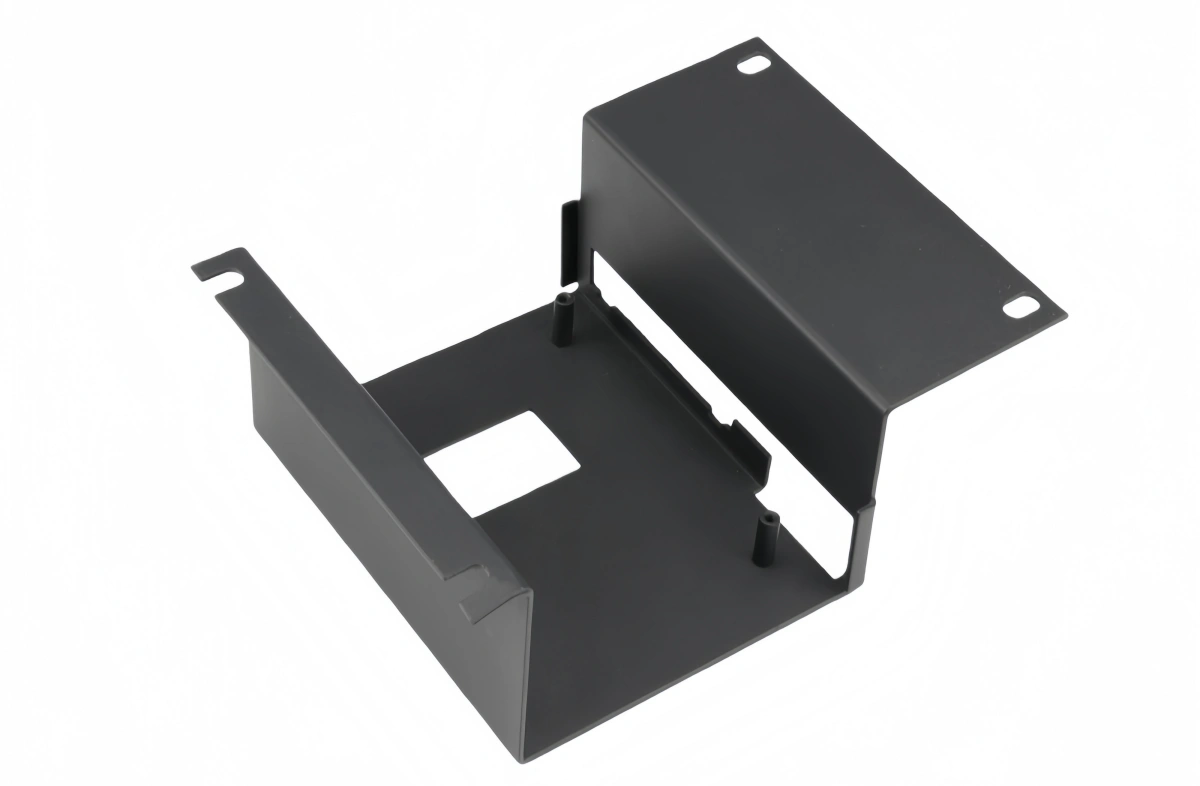 Anodized aluminum finish preventing corrosion on parts