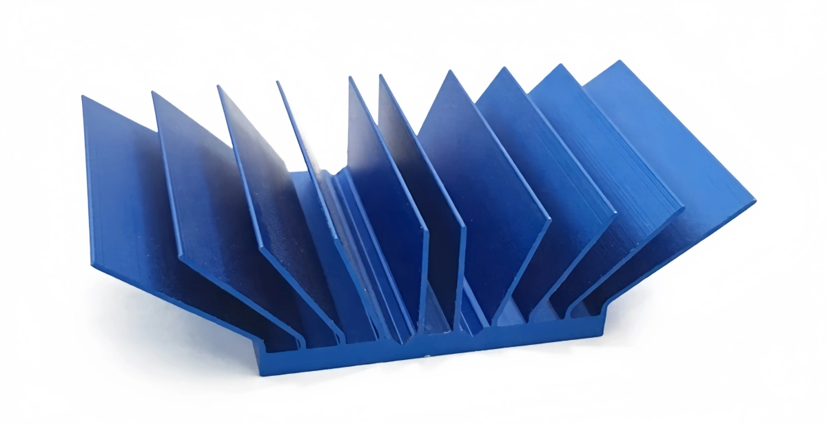 Durable anodized aluminum finish resisting scratches